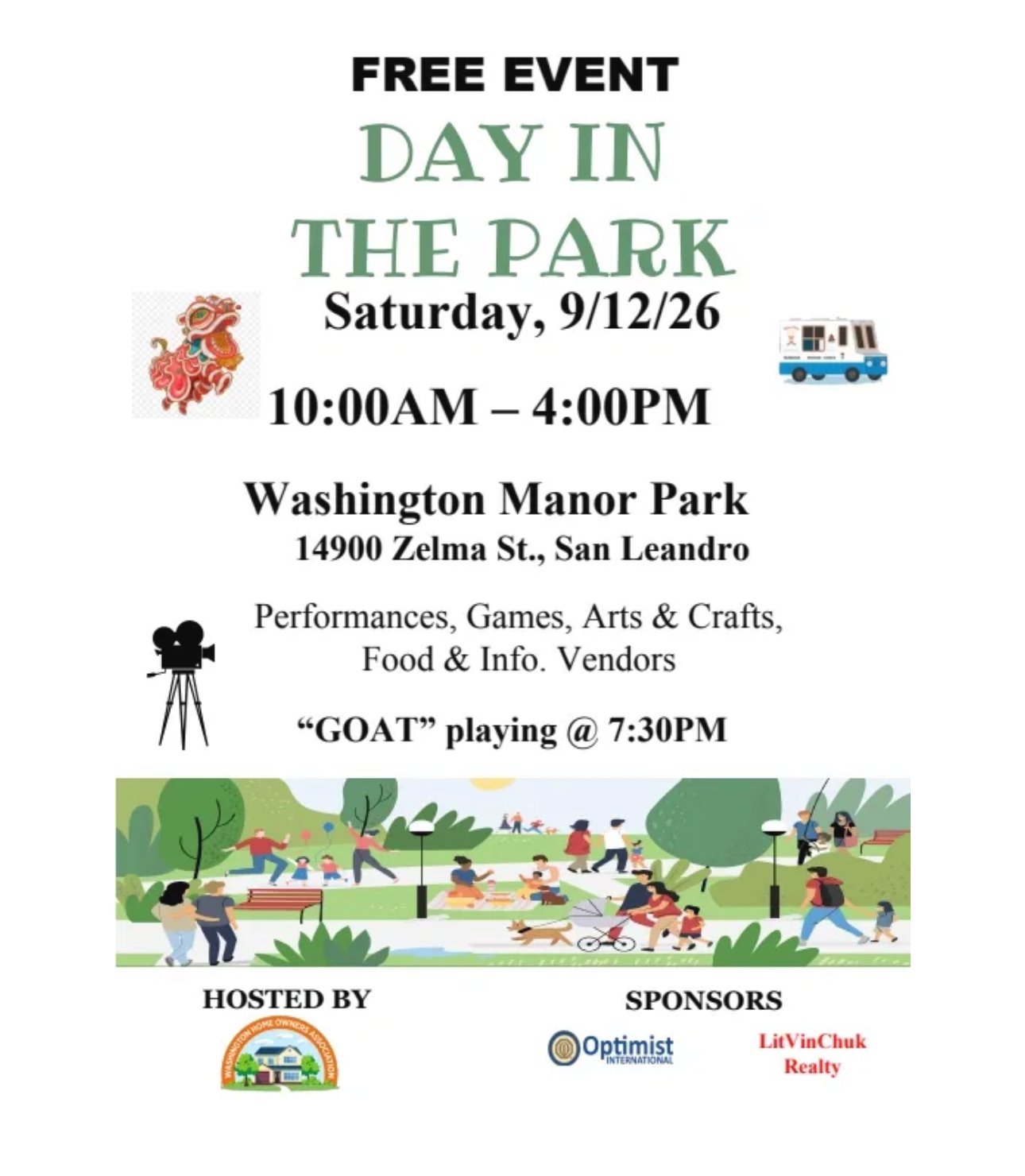 Day In The Park at Washington Manor