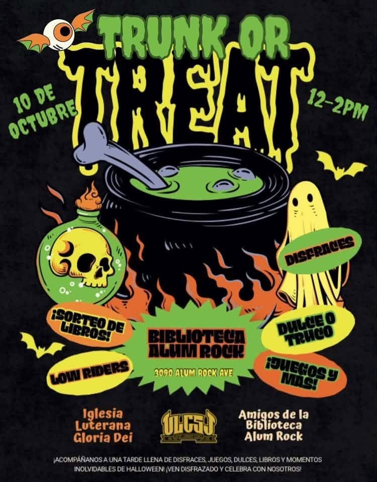 Trunk or Treat with Lowriders at Alum Rock Library (Dulce o Truco)