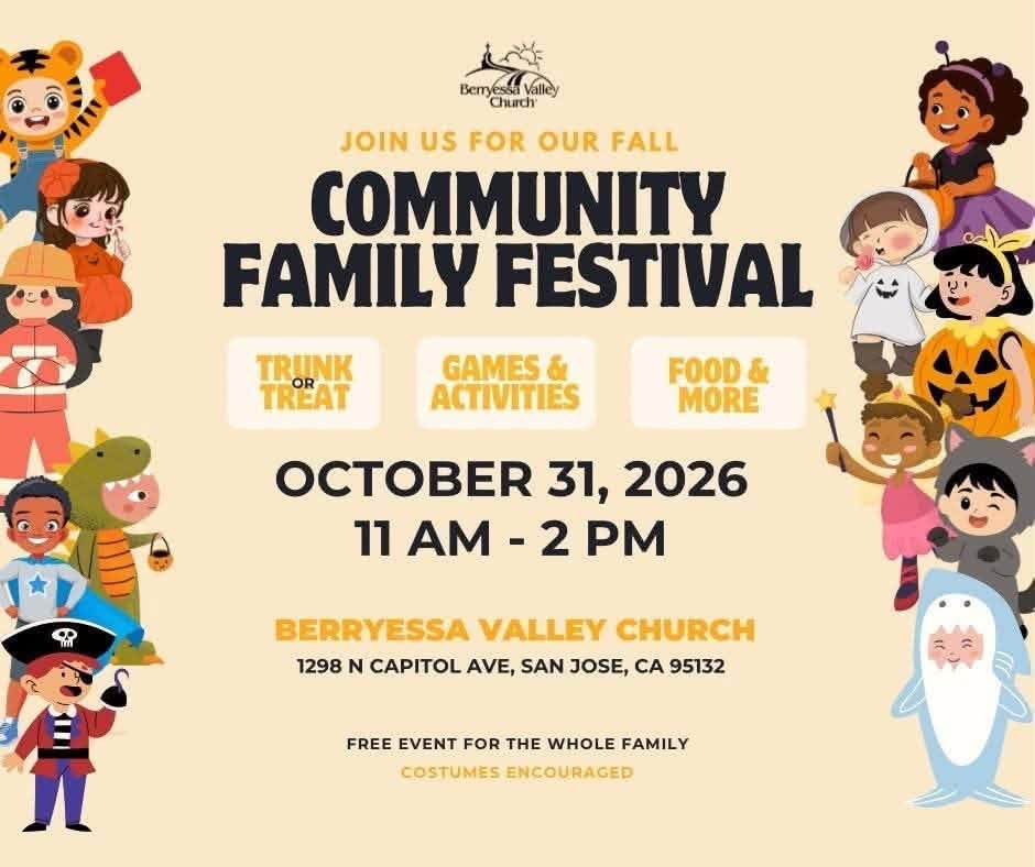 Community Family Festival & Trunk or Treat at Berryessa Valley Church