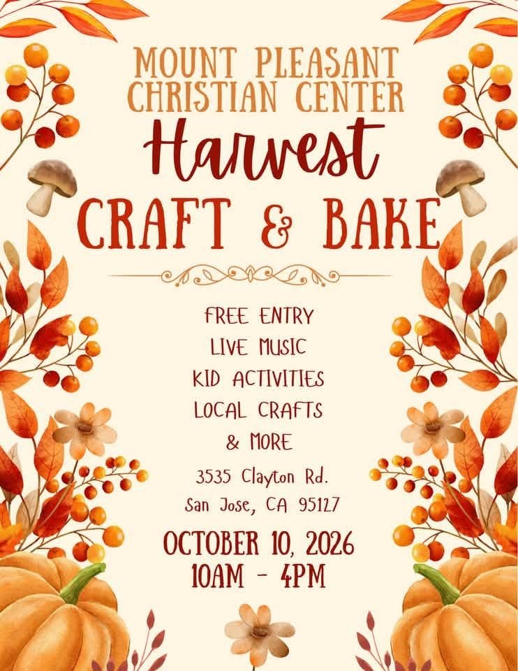 MPCC Harvest Craft & Bake Sale