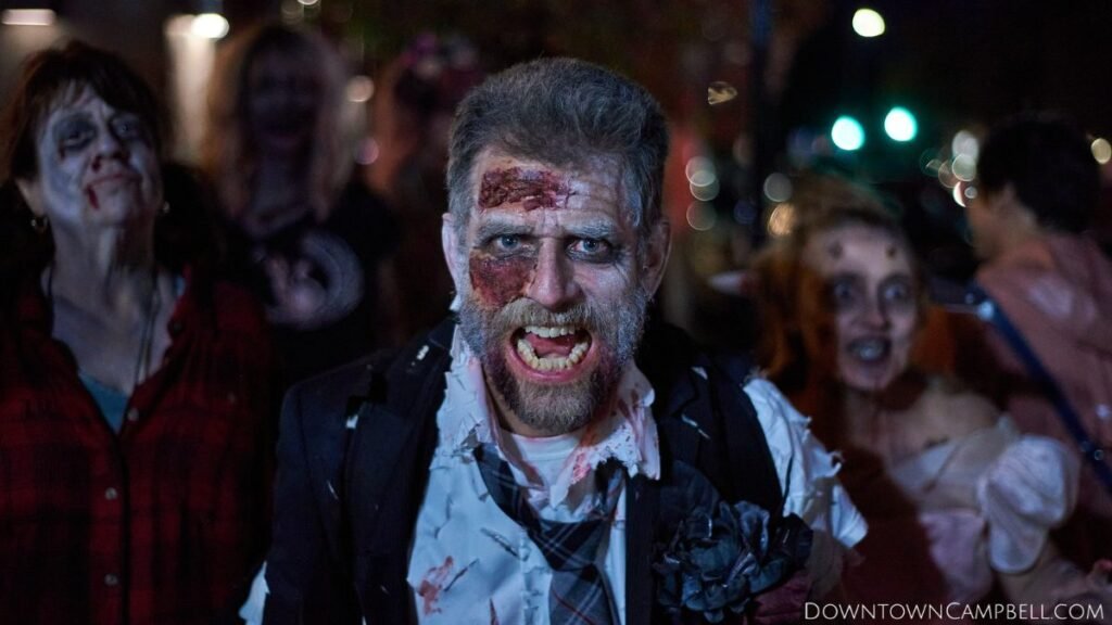 Thrill the World Zombie Crawl – Downtown Campbell